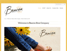 Tablet Screenshot of beaconshoe.com
